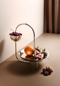 Support à chocolats en métal doré à trois niveaux, élégant, pour la présentation de friandises sur table, décoration de la maison - Product Image 5