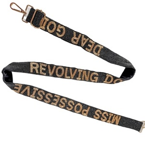 Premium Quality Customized Beaded Purse Strap Sequin <b>Bag</b> Strap Latest Design India <b>for</b> Embroidery Crafts Needlework - Product Image 4