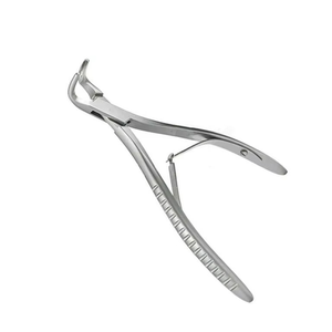 Friedmann Micro Rongeur à os dentaire à 90 degrés, argenté, avec poignée moletée, Instrument chirurgical manuel de Classe I - Product Image 1