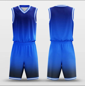 Conjunto de Camiseta y Pantalones Cortos de Baloncesto Sublimados Personalizados, Nombre del Equipo 00, Cuello en V, Sin Mangas, Poliéster que Absorbe la Humedad, Corte Atlético - Product Image 4