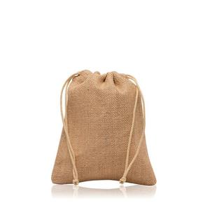 Pochette en jute naturelle avec cordon de serrage, écologique, tendance, réutilisable, sac cadeau pour mariages, rangement, usage quotidien, avec votre logo - Product Image 3