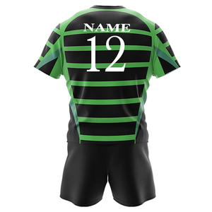 Uniforme de Rugby Personalizado para Hombre, Conjunto de Camiseta y Pantalones Cortos, Tejido Transpirable, Ropa Deportiva Profesional Resistente - Product Image 2
