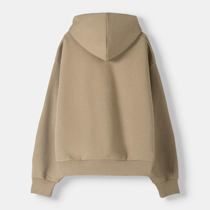 Sweat-shirt à capuche oversize pour homme, couleur unie, en molleton bouclette, coupe décontractée, idéal pour l'automne, manches classiques, avec poches - Product Image 3
