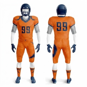 custom american football uniform full <b>kit</b> integrated high quality sublimation printing branding youth american football uniform - Product Image 1