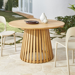 Minimalist Round Wood <b>Coffee</b> <b>Table</b> <b>Scandinavian</b> Design Handmade Living Room Furniture Natural Finish - Product Image 6
