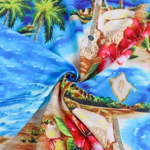 Camisa Hawaiana para Hombre, Manga Corta, Estampada, Cuello en V, Transpirable, Tejido de Punto, Ecológica, Secado Rápido, 100% Algodón - Product Image 6