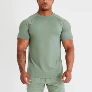 Camiseta Deportiva para Hombre, 100% Algodón Elástico, Secado Rápido, Transpirable, Ligera, para Entrenamiento y Fitness, Personalizable con Logotipo, Fabricación OEM, Marca Privada - Product Image 4