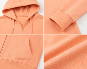 Sweat à capuche zippé confortable pour homme, conçu avec des matières respirantes et douces, et une forme moderne pour un style streetwear et décontracté polyvalent. - Product Image 6