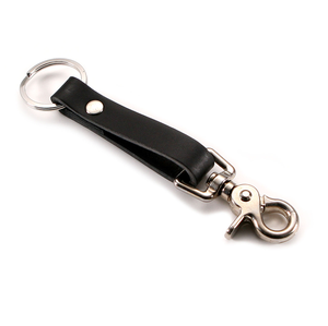 Porte-clés en cuir véritable en gros pour usine, avec logo personnalisé, design classique populaire, cadeaux d'affaires pour voitures - Product Image 6