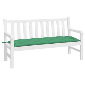 Cojín para Banco de Jardín de Tela Oxford Verde 100% Poliéster, Cojines y Almohadas para Exteriores - Product Image 3