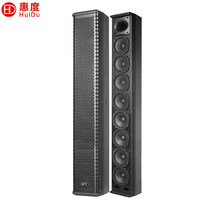Speaker Kolom Line Array Pasif Profesional LA-402 100W Kayu Birch untuk Aula Konferensi, Gereja, Panggung, Pertunjukan Indoor
