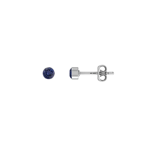 925 Silver Iolite Natural Pear Round Oval Butterfly Lock Stud <b>Earrings</b> Classic Style Bezel Setting Pack 4 Pairs Party Gift - Product Image 3