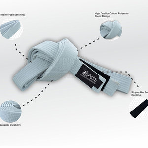 Ceinture d'arts martiaux à prix de gros, conception personnalisée, service OEM - Product Image 2