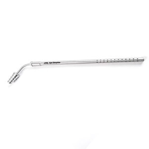 Tube d'aspiration Poole courbé de haute qualité, instrument chirurgical abdominal d'aspiration manuel en acier inoxydable - Product Image 2