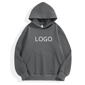 เสื้อฮู้ดผู้ชาย สีพื้น ผ้าฝ้ายฟลีซ ดีไซน์สีตัดต่อ ระบายอากาศได้ดี สวมใส่สบาย ทรงปกติ มีกระเป๋า เหมาะสำหรับใส่ในฤดูหนาว - Product Image 2