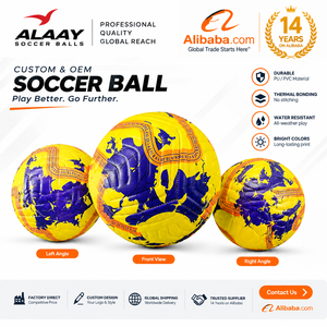 Balón de Fútbol Profesional Cosido a Máquina, PU, Talla 5, para Entrenamiento en Interiores y Exteriores, Calidad de Partido - Product Image 1