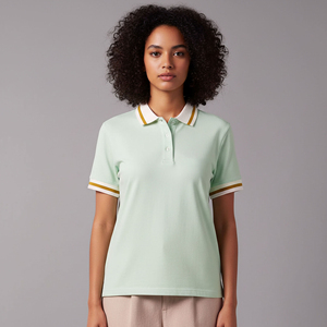 Polo de manga corta con cuello vuelto, personalizado, informal, cómodo, transpirable y de secado rápido para hombre y mujer - Product Image 3