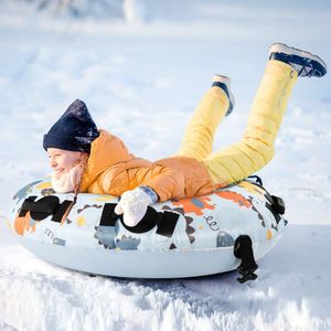 Slitta Gonfiabile Resistente al Freddo e Robusta da 52 Pollici, Slitte e Tubi da Neve Durevoli - Product Image 3