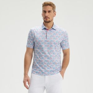 T-shirt da uomo trendy e moderna in poliestere leggero, ecologica, tinta unita, traspirante, vestibilità comoda, a manica corta, casual - Product Image 1