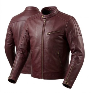 Reinforced Armor Men's Leather <b>Jacket</b> Long Canvas Thin Heavy Duty Motorbike Tactical Gear Biker Apparel From Pakistan - Product Image 3