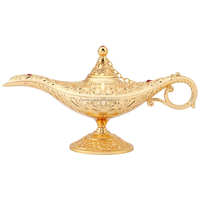 Lampe Magique Aladdin en Métal, Écologique, Durable, Personnalisable, Décorative, Lampe du Genie, Décoration d'Intérieur, Mariage, Fête, Festival