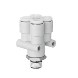 อุปกรณ์นิวเมติกแบบสัมผัสเดียว KQ2UD06-02GS ชิ้นส่วนนิวเมติก SMC - Product Image 3