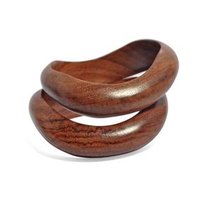 Bracelets en bois de haute qualité, surface lisse, bijoux en bois pour femmes, collection de bijoux de mode haut de gamme - Product Image 3