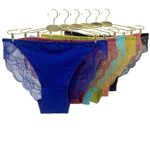 Sexy Women Lace Mid-Rise Thin Panties Stretch Floral Mesh Breathable Seamless Eco-Friendly Nylon Spandex <b>Boyshort</b> Plus Size OEM - Product Image 1