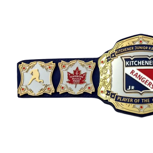 Cinturón de Campeonato Personalizable del Jugador del Partido Más Destacado de Hockey Juvenil de los Kitchener Rangers, Trofeo Deportivo - Product Image 4