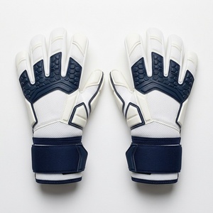 Green Full Finger Football Goalkeeper <b>Gloves</b> With Adjustable Wrist Strap Non Slip Breathable Unisex Sports <b>Glove</b> - Product Image 3