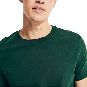 Nouveauté T-shirt d'été respirant pour homme, couleur unie de haute qualité, vêtement tricoté à manches courtes, tenue décontractée - Product Image 4