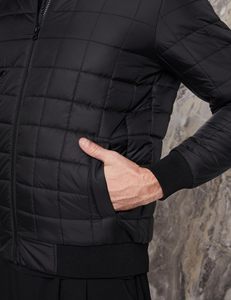 Chaqueta Acolchada Impermeable de Invierno para Hombre con Cuello Alto, Chaqueta de Burbujas Personalizada al por Mayor, Chaqueta Acolchada Personalizada para Exteriores - Product Image 6