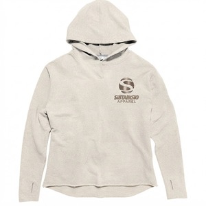 เสื้อฮู้ดดี้โอเวอร์ไซส์แบบครอป ผ้าวอช 450 GSM ทรงหลวม ไม่มีเชือกผูก ปลายเสื้อแบบดิบ ปักลาย - Product Image 1