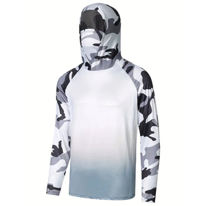 Fabrication sur mesure de sweats à capuche de pêche sublimés, vêtements d'extérieur légers, fournisseur OEM en gros - Product Image 1
