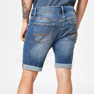Custom Men Regular Fit Plain Denim Shorts Premium <b>Jean</b> Shorts Wholesale Factory Production Summer Style 100% Cotton - Product Image 4