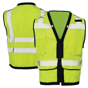 Chaleco de Seguridad Transpirable y Personalizable de Alta Visibilidad para Hombre, con Diseño Reflectante, Múltiples Bolsillos y Logotipo - Product Image 4
