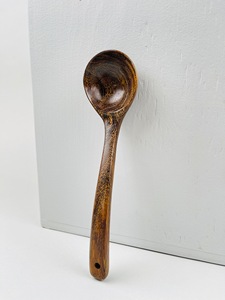 ช้อนชาไม้ทำมือ ช้อนตักกาแฟ ช้อนตักน้ำตาล ทำจากไม้ธรรมชาติ ปลอดภัยสำหรับอาหาร เหมาะสำหรับร้านกาแฟและร้านอาหาร - Product Image 6