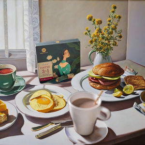 Café Instantáneo Liofilizado de Alta Calidad, Robusta 3 en 1, Mezcla con Crema, Chocolate y Nueces, al Mejor Precio, Caja a Granel, Personalizable ODM - Product Image 1