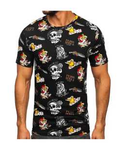 Camisetas de Manga Corta Transpirables de Moda Casual Juvenil con Estampado Gráfico Personalizado en la Parte Delantera, Spandex/Poliéster para Gimnasio - Product Image 2