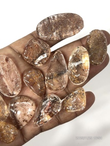 Quartz naturel de jardin AAA, cabochon, pierres précieuses en vrac, formes variées, 20-30 mm, livraison rapide, commandes personnalisées - Product Image 5