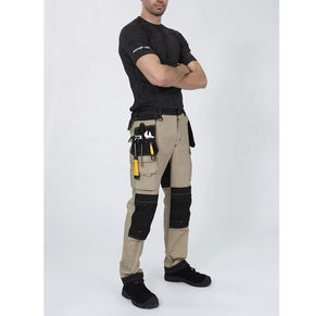 Pantalon de travail haute visibilité réfléchissant pour homme – Imperméable et de qualité supérieure pour la course et le travail - Product Image 4