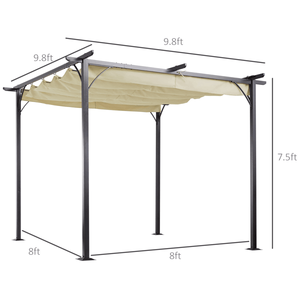 Pergola Retrattile da Esterno e Gazebo per Copertura Solare Avanzata - Product Image 3