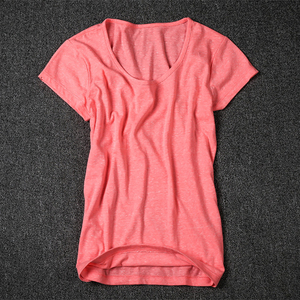 Haut décontracté pour femme en jersey 100 % coton, col roulé sans manches, coupe ajustée, couleur unie, respirant, printemps-été - Product Image 1