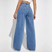 Jean en denim pour femme grande taille, coupe skinny, taille haute, patchwork, bleu délavé personnalisé, respirant, écologique, style Y2K, pour soirée et mode urbaine