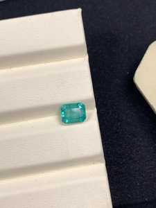 Esmeralda Natural de Rajasthan, Corte Brillante, Facetada, Piedra Preciosa Suelta, Certificada por Terceros, Cambio de Color, 100g, para Anillo, Pendientes, Joyería - Product Image 3