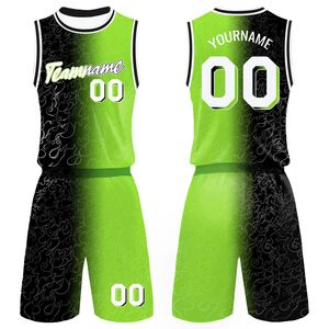 Maillot de basket personnalisé sublimé sans manches col en V unisexe adulte en maille polyester anti-humidité avec impression des numéros d'équipe - Product Image 6