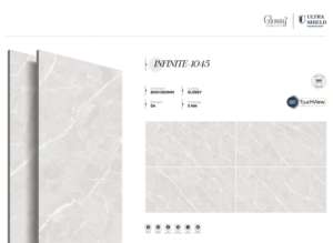 Carreaux de porcelaine brillants de grande taille pour design d'intérieur moderne, 800x1600, 1200x1800, 750x1500 mm, pour murs, sols et revêtements. - Product Image 3