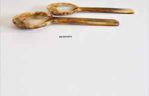 Ensemble de couverts décoratifs en résine émaillée motif ange, vaisselle élégante avec motif modèle MN EXPORTS pour fêtes, maison et hôtels - Product Image 2