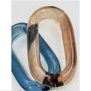 High Quality Modern Transparent Epoxy Resin Chain Links Colorful <b>Wall</b> Hanging Angel decoration Room Divider Wedding - Product Image 1