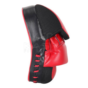 Lightweight Leather Non-Slip Moisture Wicking Focus Mitts Hook Loop Closure for Boxing <b>Trainers</b> Fitness Drills Coordination - Product Image 6